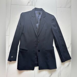 Classic Navy Pinstripe Blazer from Zara